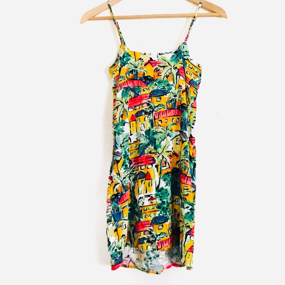 *SOLD*Forever 21 Dress Beach House Print Size S - Picture 2 of 4